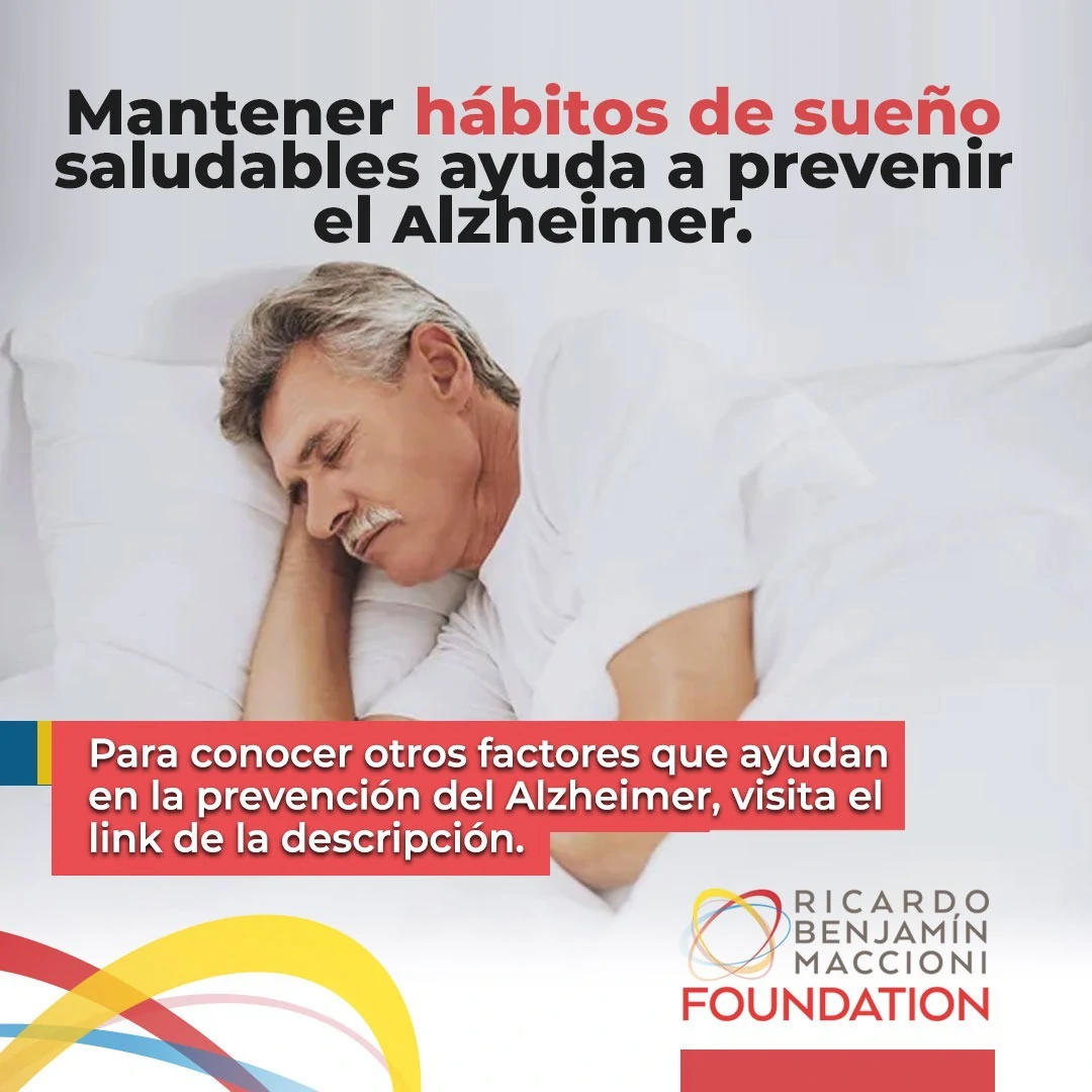 Mantener hábitos de sueño saludables ayuda a prevenir el Alzheimer